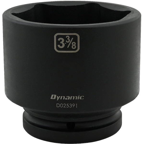 1" Drive Standard Socket, Black Phosphate, Tools 3-3/8" X 1" Drive, 6 Point Standard Length
